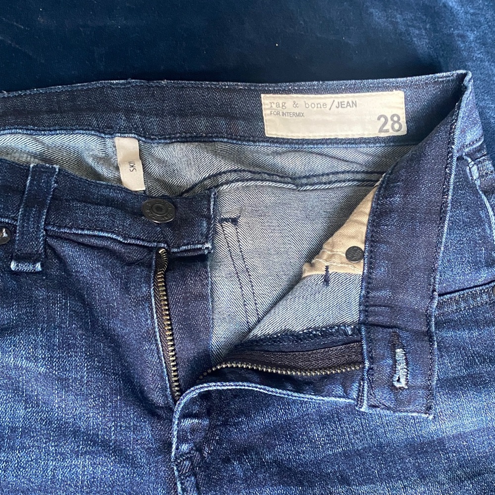 Rag & Bone Women's Dark Blue Skinny Jeans